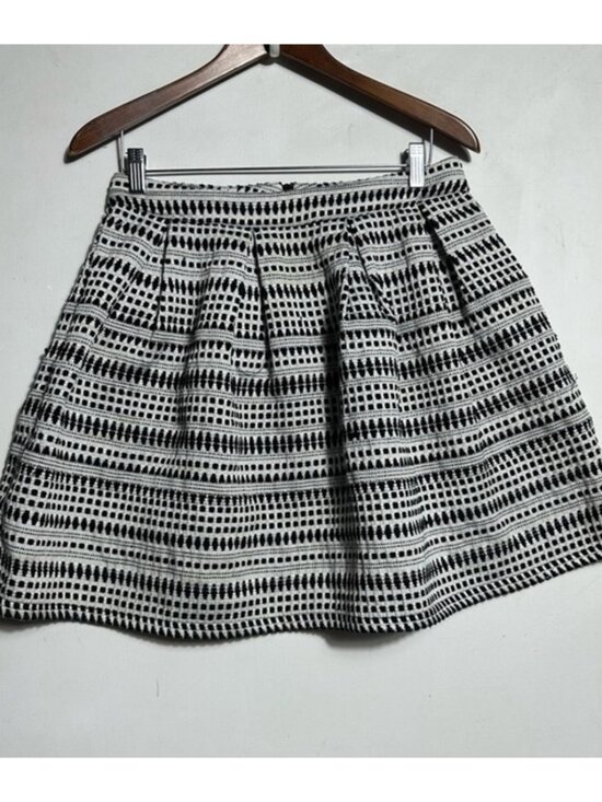 miami Dresses & Skirts - Black and White Mini Skater Skirt🧡